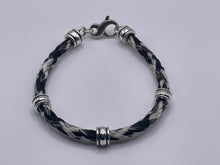 Load image into Gallery viewer, Bracelet with 3 Smooth Silver Spacers
