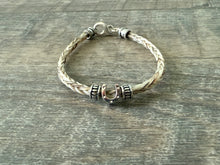 Load image into Gallery viewer, Bracelet with Horseshoe Bead and Silver Spacers
