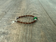 Load image into Gallery viewer, Bracelet with Glass and Silver Spacer Beads