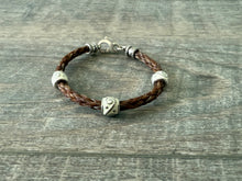 Load image into Gallery viewer, Bracelet with Three Enamel Beads