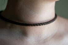 Load image into Gallery viewer, Round Braid Necklace with Heavy Spring Ring Clasp