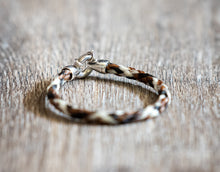 Load image into Gallery viewer, Round Braid Bracelet with Heavy Spring Ring Clasp