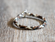 Load image into Gallery viewer, Round Braid Bracelet with Heavy Spring Ring Clasp
