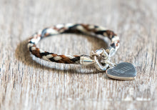 Load image into Gallery viewer, Round Braid Bracelet with Heavy Spring Ring Clasp