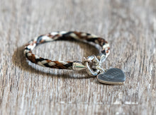 Load image into Gallery viewer, Round Braid Bracelet with Heavy Spring Ring Clasp