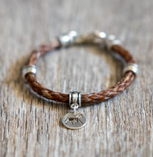 Load image into Gallery viewer, Horse Disk Charm with Bead