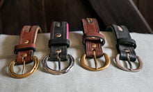 Load image into Gallery viewer, Horsehair and Leather Belt