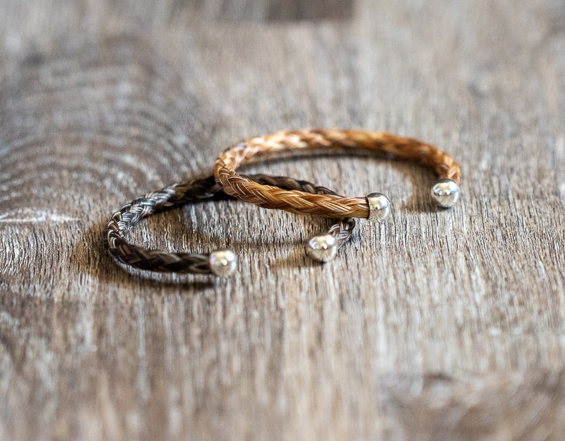 Cuff Bracelet with Ball Ends