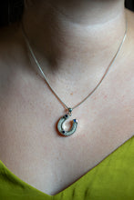 Load image into Gallery viewer, Horseshoe Pendant Small with Stones
