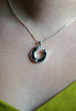 Load image into Gallery viewer, Horseshoe Pendant Small with Stones
