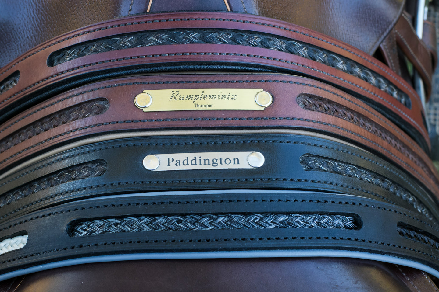 Horsehair and Leather Belt