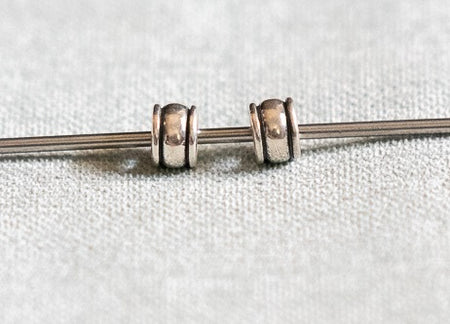 Silver Spacer Beads, Customized Horsehair Jewelry, PonyLocks